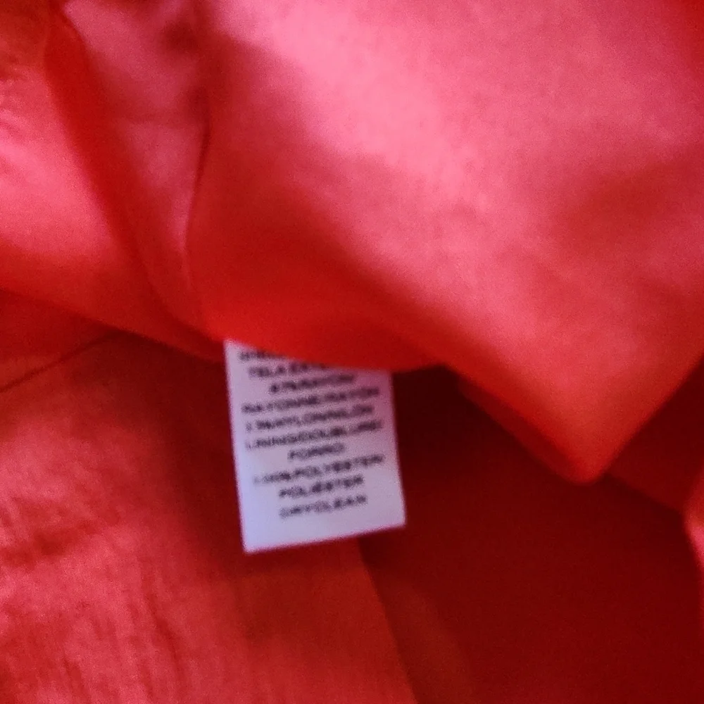 Ann Taylor LOFT strapless summer cocktail dress 4 coral - Picture 11 of 11